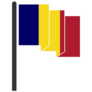 Chad Flag Icon Sticker