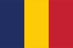 Chad Flag Sticker
