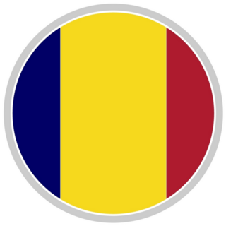 Chad Flags Icon Set Sticker