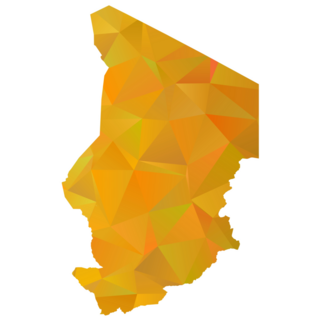 Chad Gold Polygonal Sticker