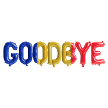 Chad Goodbye Balloon Sticker