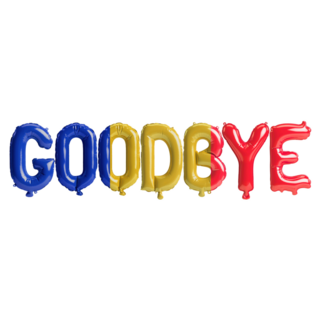 Chad Goodbye Balloon Sticker