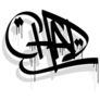 Chad Graffiti Tag Sticker