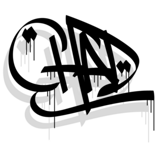 Chad Graffiti Tag Sticker
