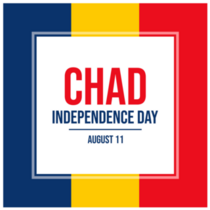 Chad Independence Square Sticker