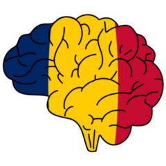 Chad Map Brain Sticker