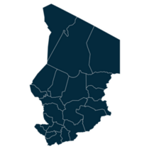 Chad Map Detailed Sticker