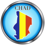Chad Round Button Sticker