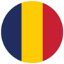 Chad Round Country Flag Chadian Sticker