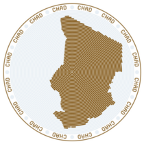 Chad Round Logo Rings Sticker