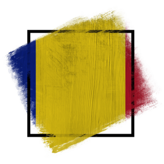 Chad Square Flag Sticker