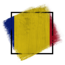 Chad Square Flag Sticker
