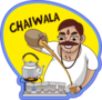 Chai Wala Cartoon Character Indian Tea Seller Sticker