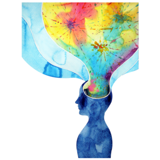 Chakra Power Watercolor Sticker