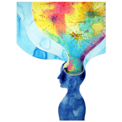 Chakra Power Watercolor Sticker