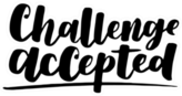Challenge Accepted Motivational Fitness Saying Sticker