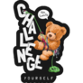 Challenge Yourself Rock Climb Sticker
