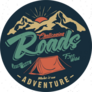 Challenging Roads Make It An Adventure Sticker
