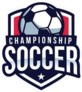Championship Soccer Shield Sticker