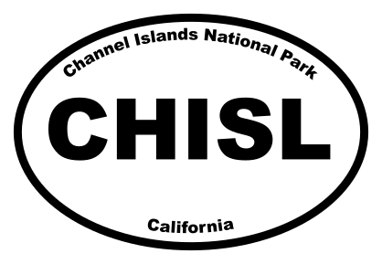 Channel Islands Nationap Park Oval Sticker
