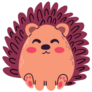 Character Hedgehog Sticker