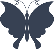 Charitable Butterfly Sticker
