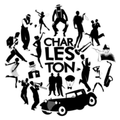 Charleston 1920s Dance Icons Sticker