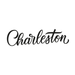Charleston, South Carolina Handwritten Inscription  Sticker