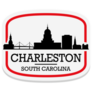 Charleston South Carolina Tourism Stamp Sticker