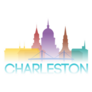Charleston South Carolina Usa Rainbow Sticker