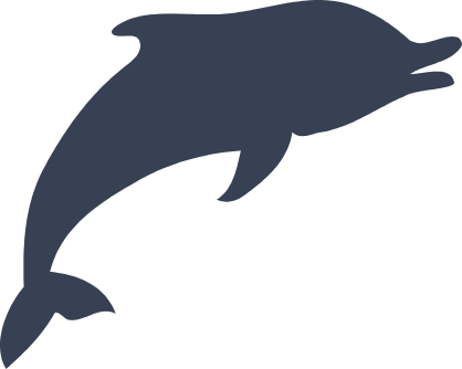 Charming Dolphin Sticker