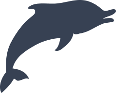 Charming Dolphin Sticker