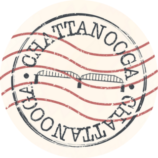 Chattanooga, Tennessee Bridge Stamp Sticker