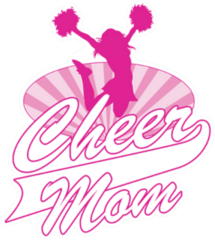 Cheer Mom Design Sticker