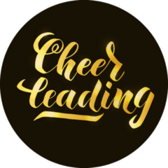 Cheerleading Lettering Sticker