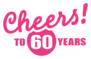 Cheers To 60 Years - 60th Birthday Sticker