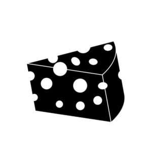 Cheese Icon Sticker