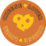 Cheese Lover Circle Sticker