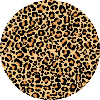 Cheetah Print Sticker