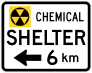 Chemical Shelter 6 Km To Left Sticker