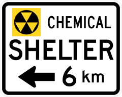 Chemical Shelter 6 Km To Left Sticker