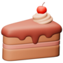 Cherry Cake Cartoon Sticker
