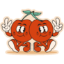 Cherry Characters Sticker
