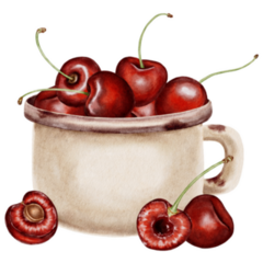 Cherry Cup Sticker