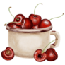 Cherry Cup Sticker
