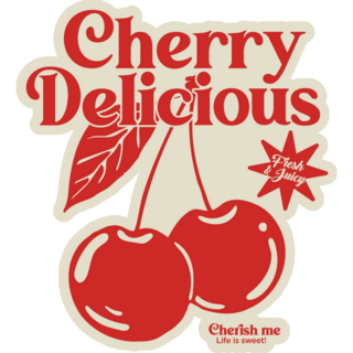 Cherry Delicious Sticker
