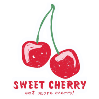 Cherry Design Sticker