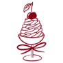 Cherry Dessert Sticker