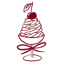 Cherry Dessert Sticker