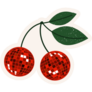 Cherry Disco Balls Sticker